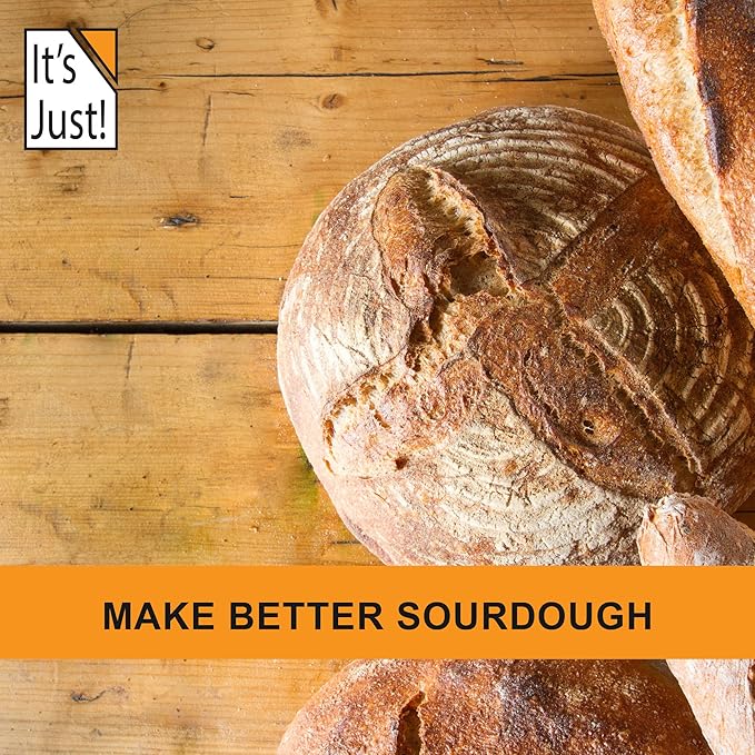 It's Just - Vital Wheat Gluten, 1.25lb, High Protein Wheat Flour, Vegan Friendly Seitan, Low Carb Bread, 20oz