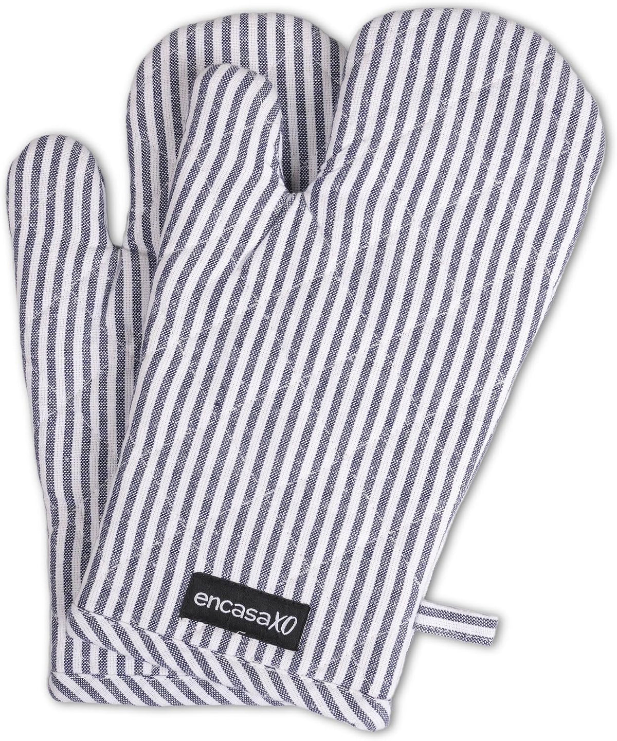 Encasa XO Oven Mitts, Heat Resistant Kitchen Gloves, Microwave