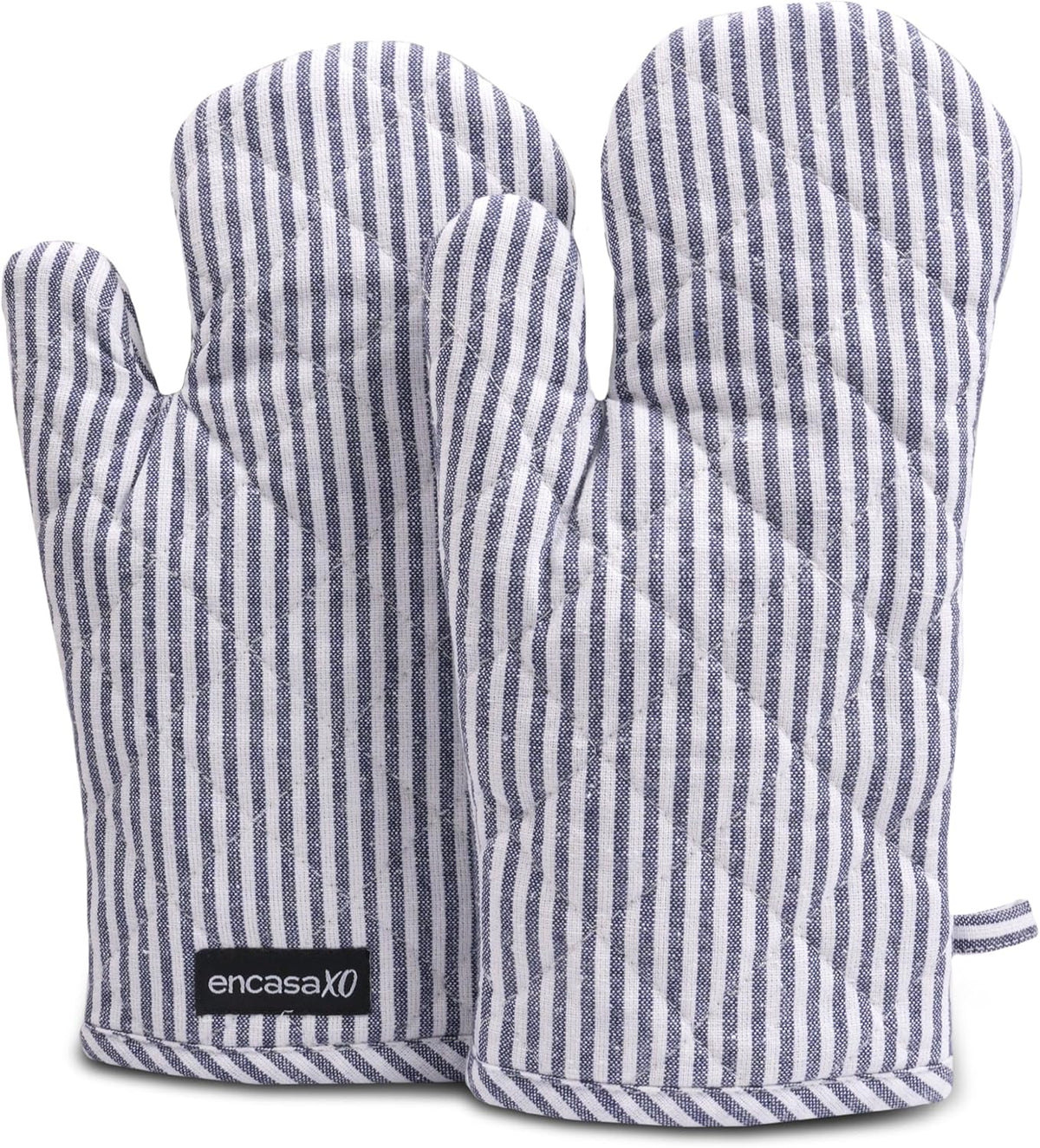 Encasa XO Oven Mitts, Heat Resistant Kitchen Gloves, Microwave