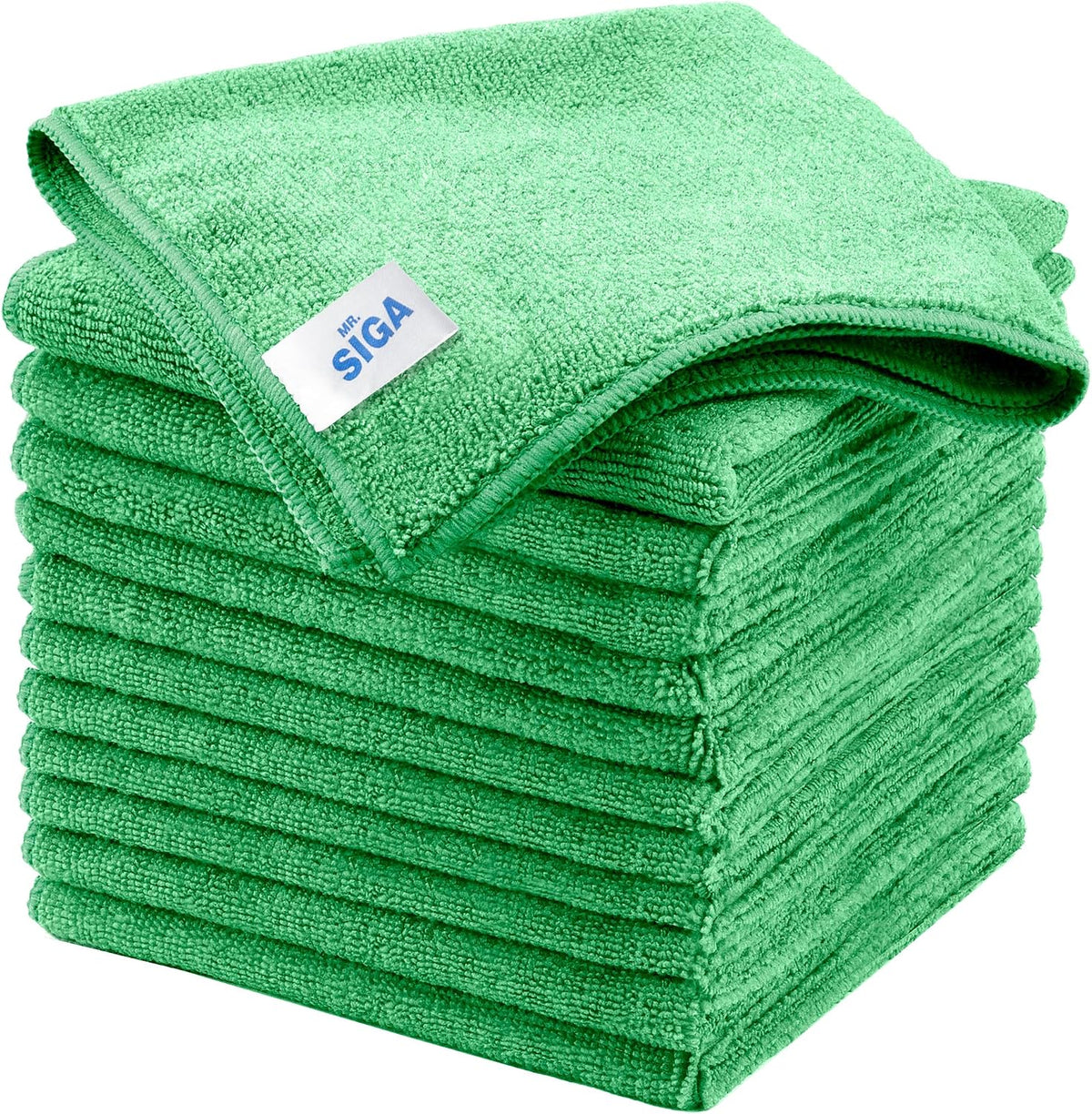 MR.SIGA Microfiber Cleaning Cloths, Streak Free Microfiber Towels, 12 Pack