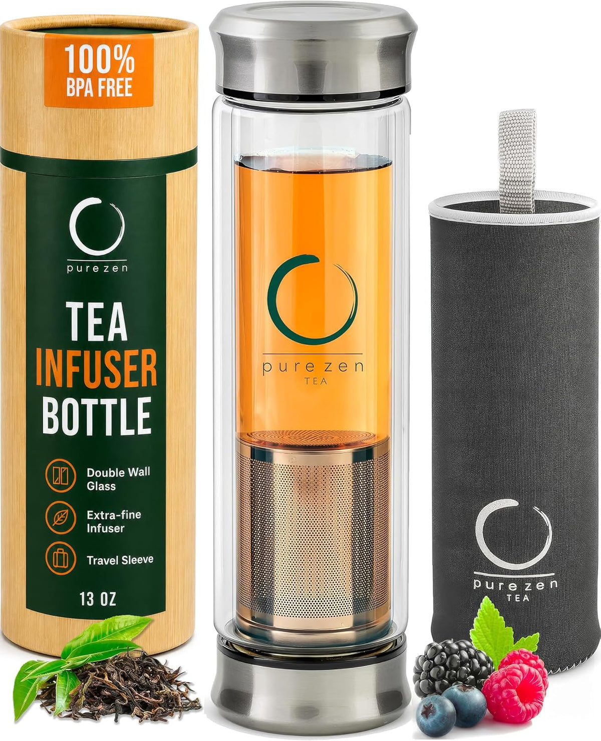 Pure Zen Tea Infuser Bottle