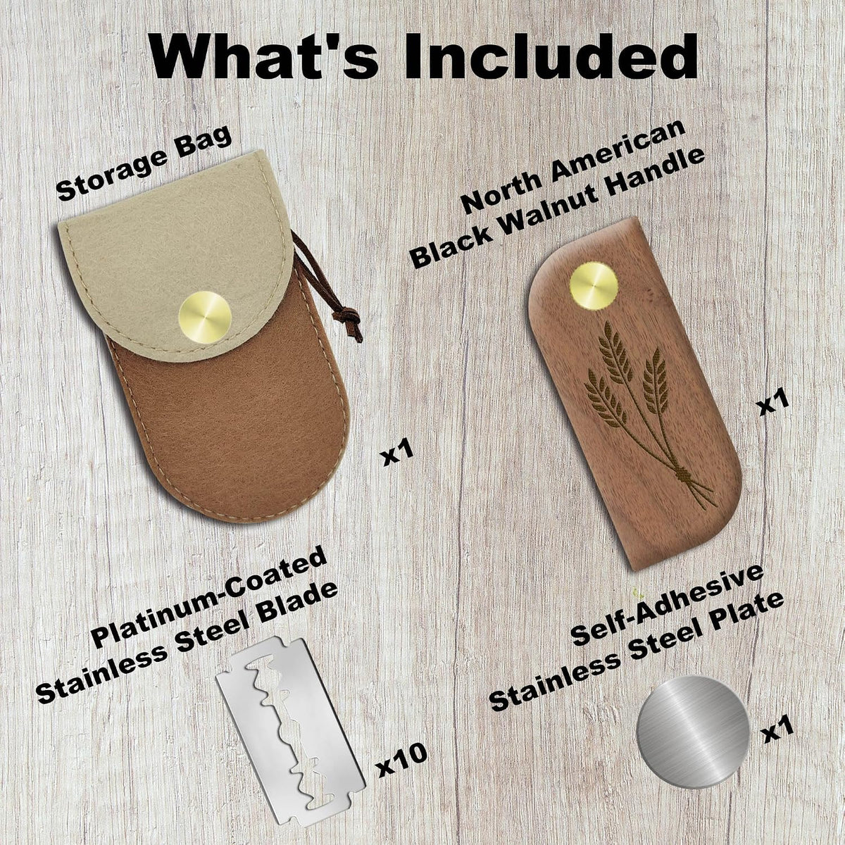Magnetic Bread Lame Sourdough Scoring Tool Easy Scoring Knife for Bread Baking Scorer Cutter for Homemade Slashing with 10 Razor Blades - Storage Bag Included - Ergonomic Handle - Black Walnut