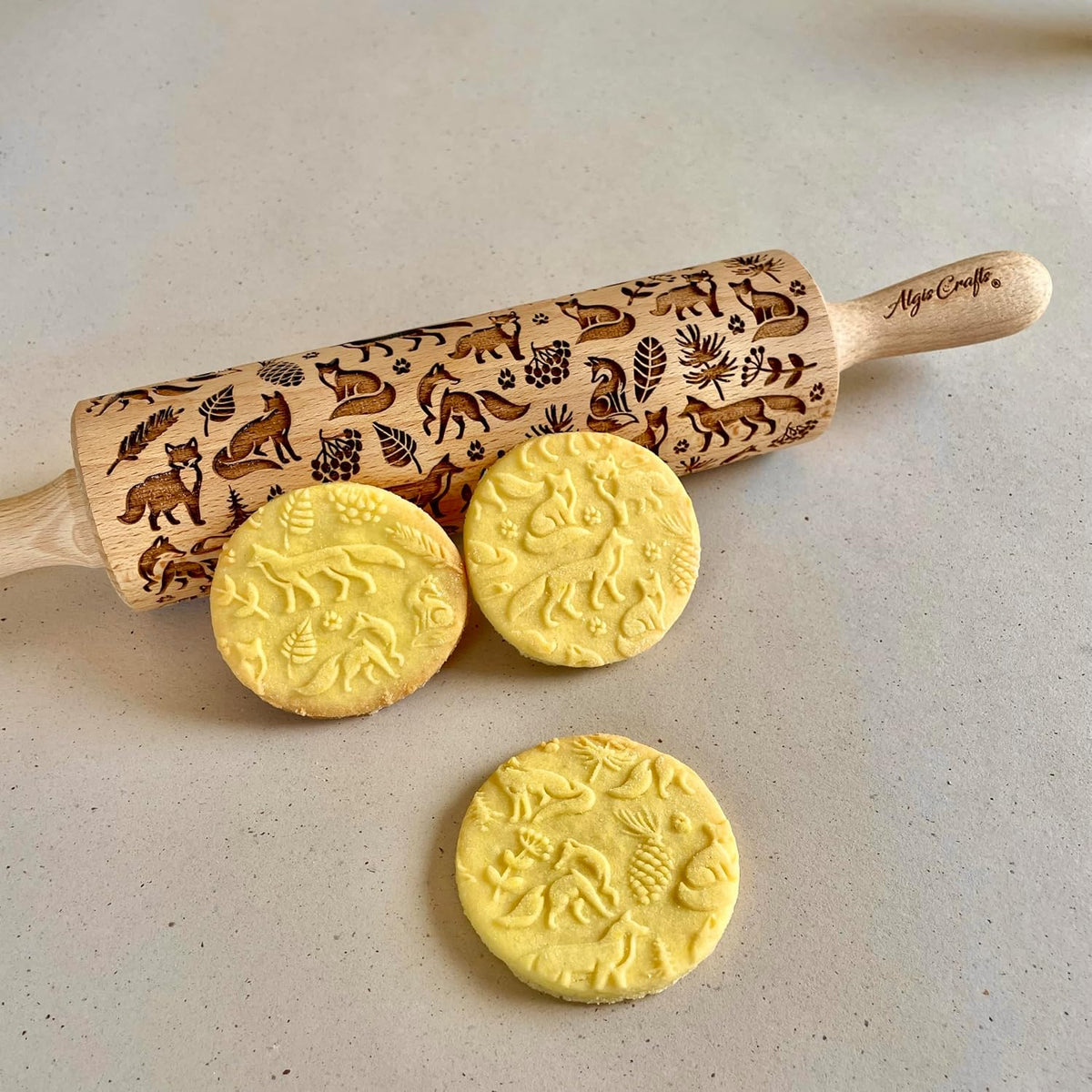 FOX Embossing Rolling Pin