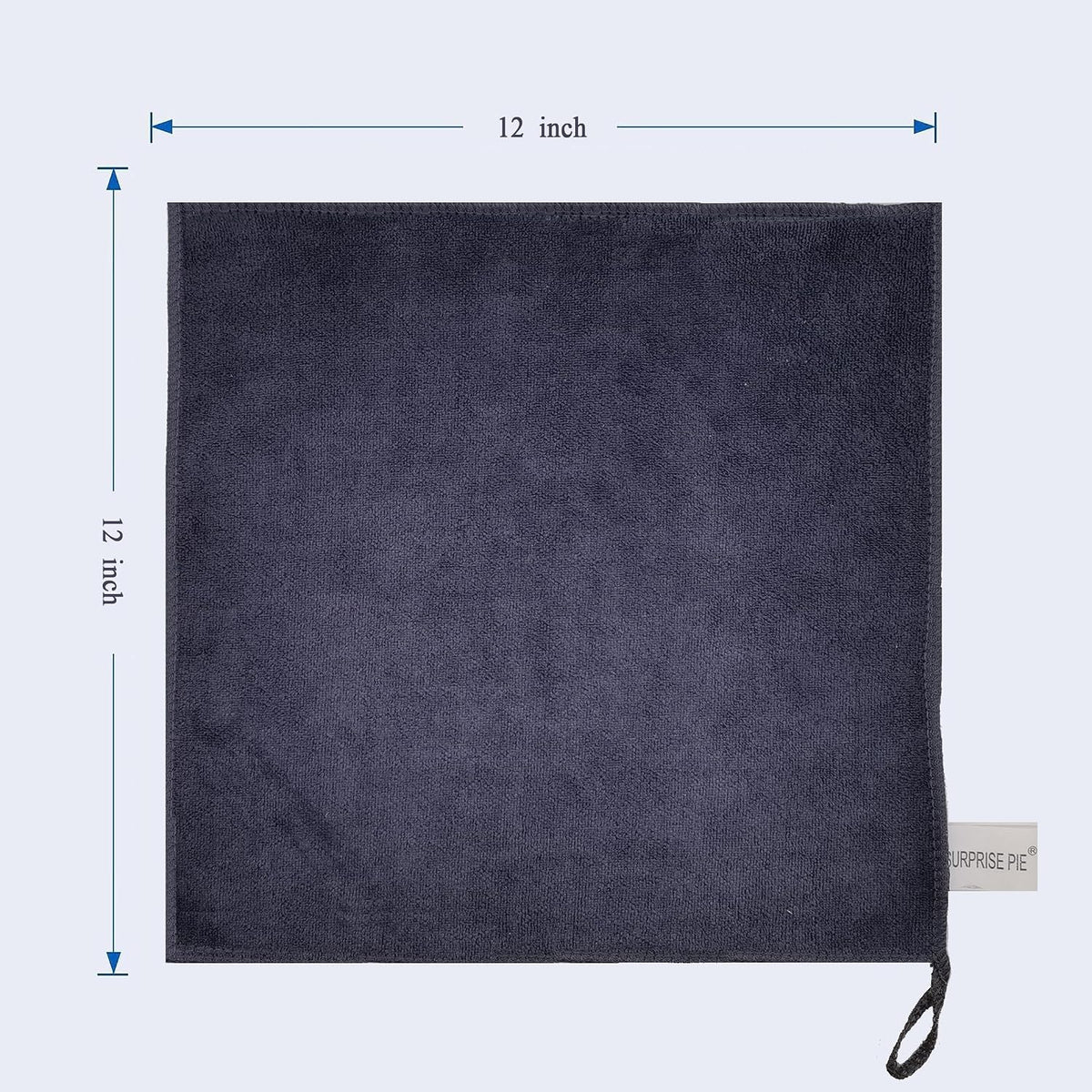 400 GSM Premium Microfiber Cleaning Cloths, Ultra Absorbent Lint Free Towels &amp; Cleaning Rags for Car Detailing, Kitchen, Glass &amp; Household Cleaning, Reusable Machine Washable 12" x 12"