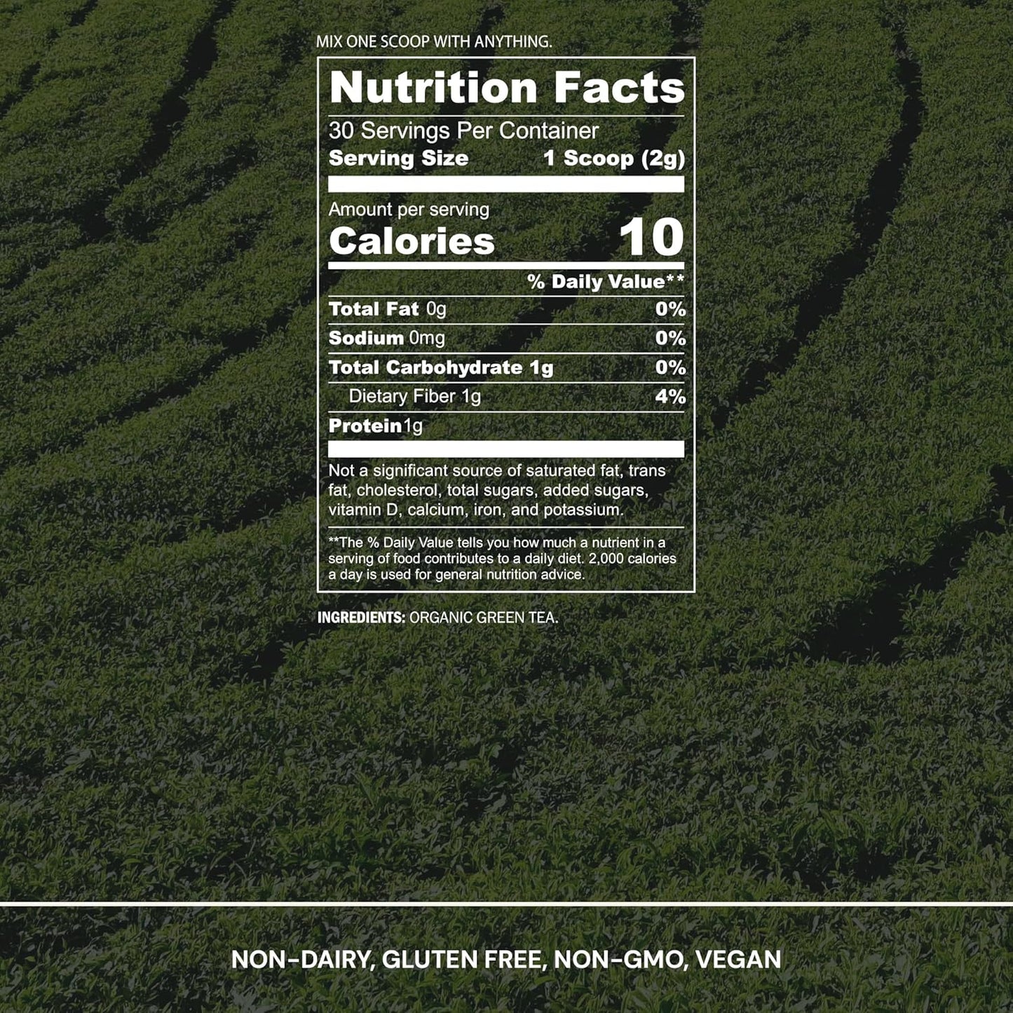 Blueprint Bryan Johnson Matcha Powder – Ceremonial Grade Japanese Matcha – Green Tea for Energy & Focus – Natural Caffeine, Antioxidant-Rich – 30mg L-Theanine- 30 Servings