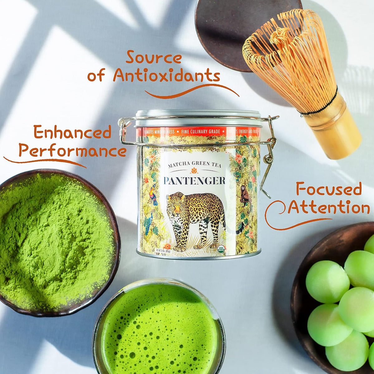 Pantenger Organic Matcha Green Tea Powder