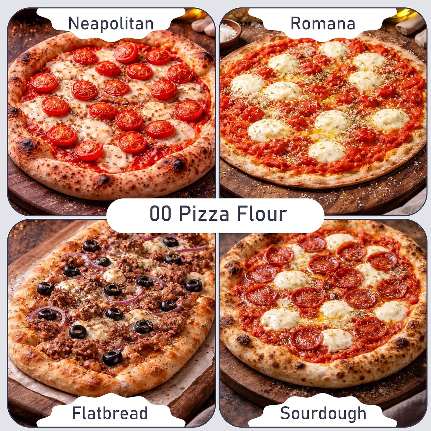 Great River Milling Organic 00 Pizza Flour, Neapolitan Style, 25 lb | Organic 00 Pizza Flour for Neapolitan pizza dough, focaccia, flatbreads, artisan bread and pasta; smooth extensible dough