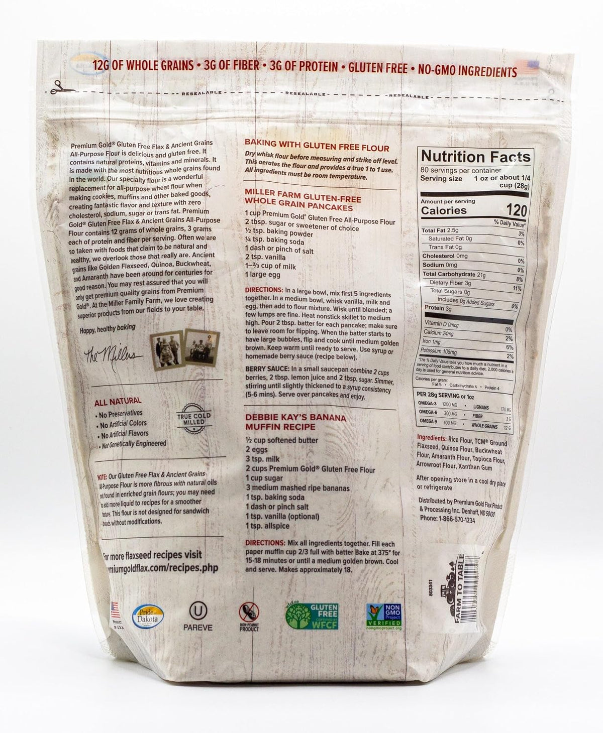 Premium Gold Gluten Free All Purpose Flour