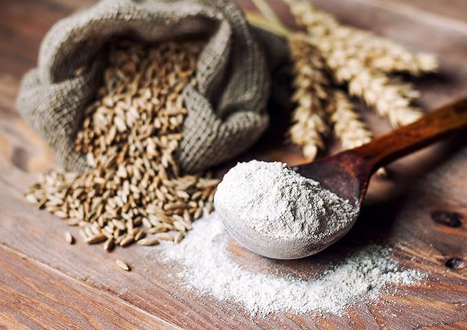 Food to Live Rye Flour, 8 Ounces – Stone Ground from Whole Grain Rye Berries, Kosher, Vegan, Bulk, Great for Bread Baking, Product of the USA