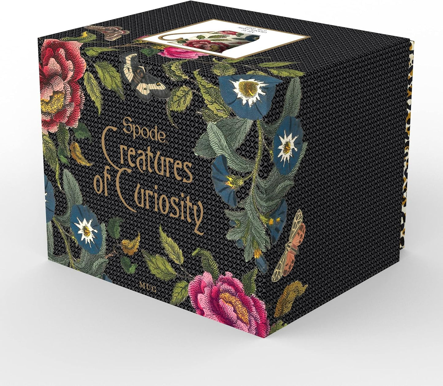 Spode – Creatures of Curiosity – Mug – 12 oz - Black Floral
