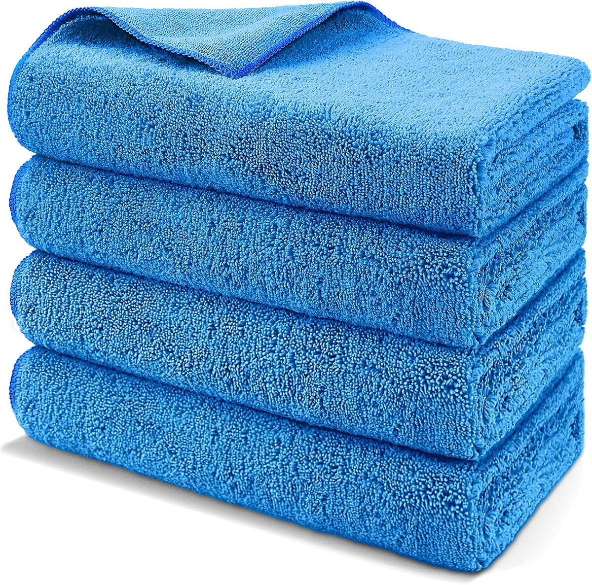 HOMEXCEL Professional Large Microfiber Car Drying Towels 4 Pack, 31" x 24"