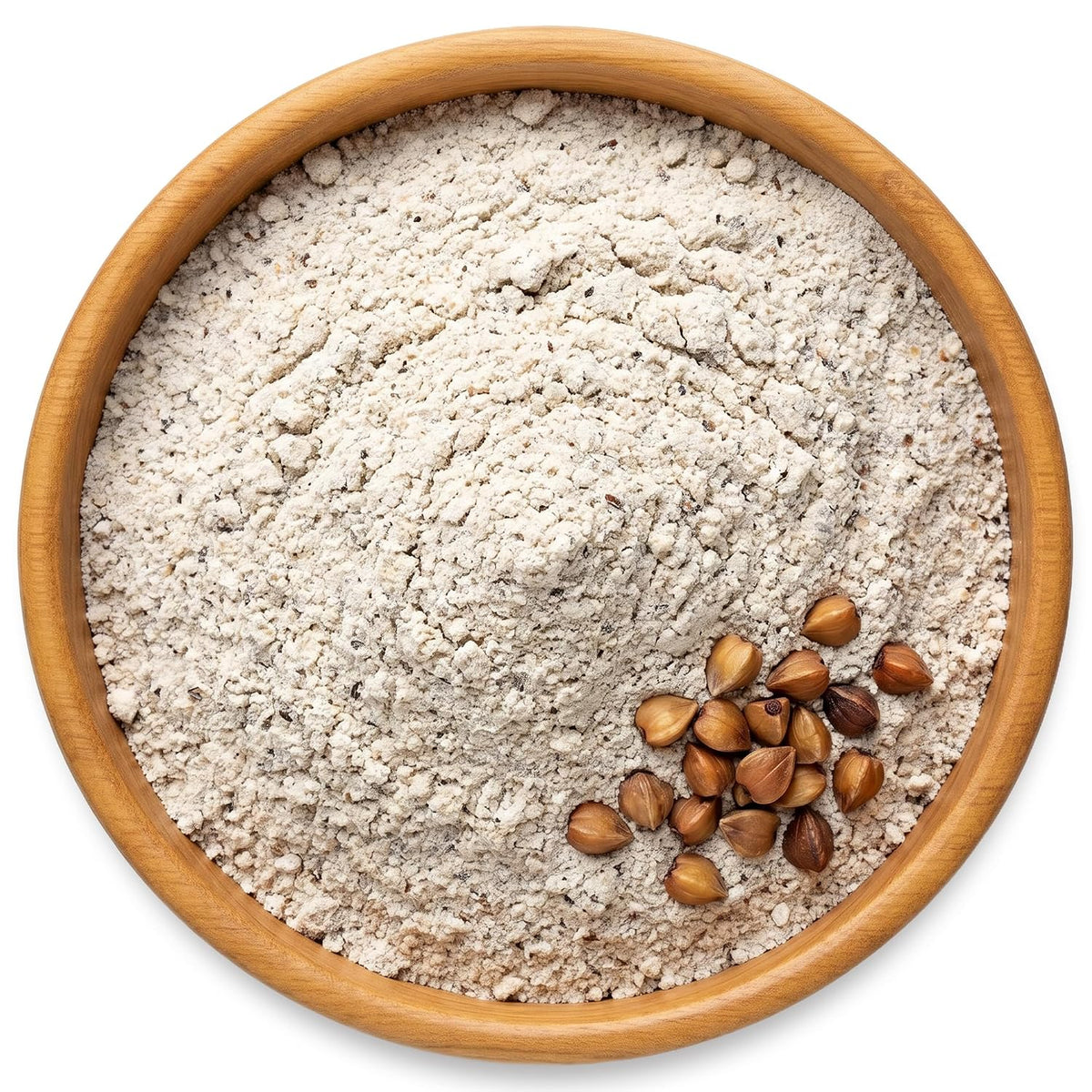 NY Spice Shop Buckwheat Flour - 1 Pound Ground Buckwheat Flour - Finely Ground Kuttu Ka Atta Groats - Natural Buck Wheat