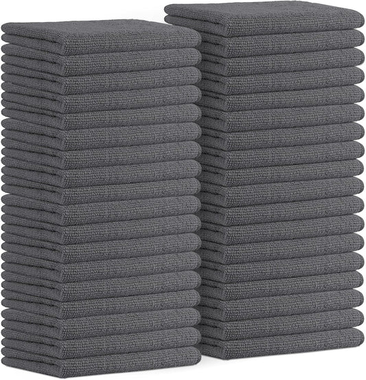 Avalon Towels Microfiber Cleaning Cloths (Value Pack of 36) Size 16" x 16", Highly Absorbent Cleaning Rags, Lint Free
