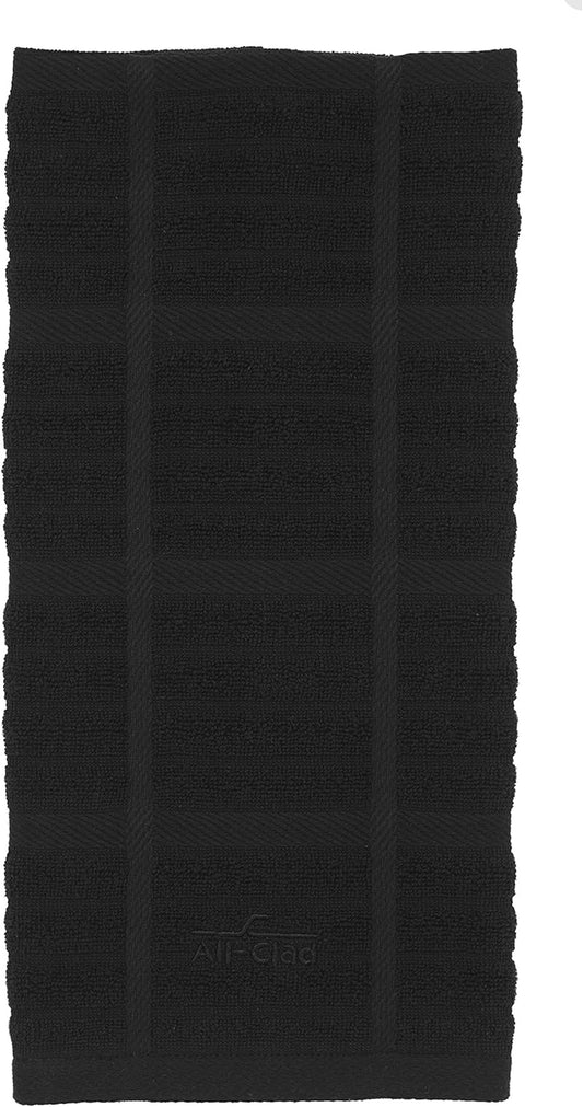 All-Clad Solid Kitchen Towel: Highly Absorbent, Super Soft Long Lasting - 100% Cotton, 17"x30" Tea Towel for Cleaning &