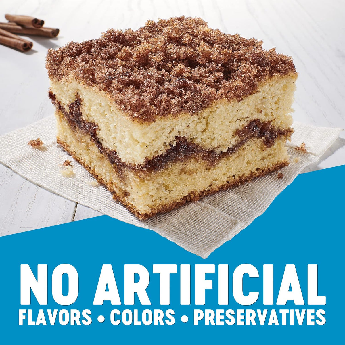 Krusteaz Gluten Free Baking Mix, Cinnamon Swirl Crumb Cake &amp; Muffin Mix, Gluten Free with No Artificial Flavors, Colors or Preservatives, 20 Ounce (Pack of 3)