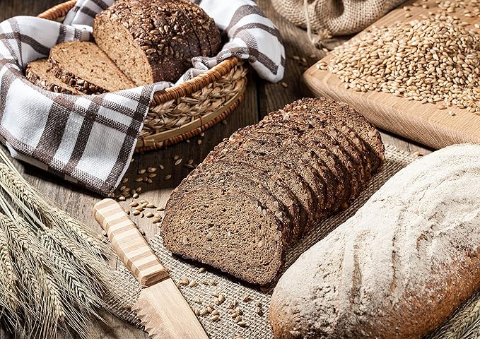 Food to Live Organic White Rye Flour, 2 Pounds - Non-GMO, Unbleached, Light, Medium Protein, Vegan, Kosher, Finely Milled Berries, Great for Baking Cookies, Muffins, Bread, and Sourdough