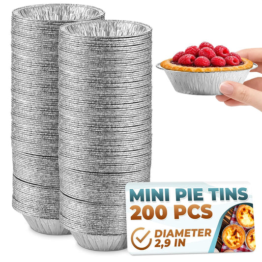 LEGLO Mini Pie Tins 3 Inch