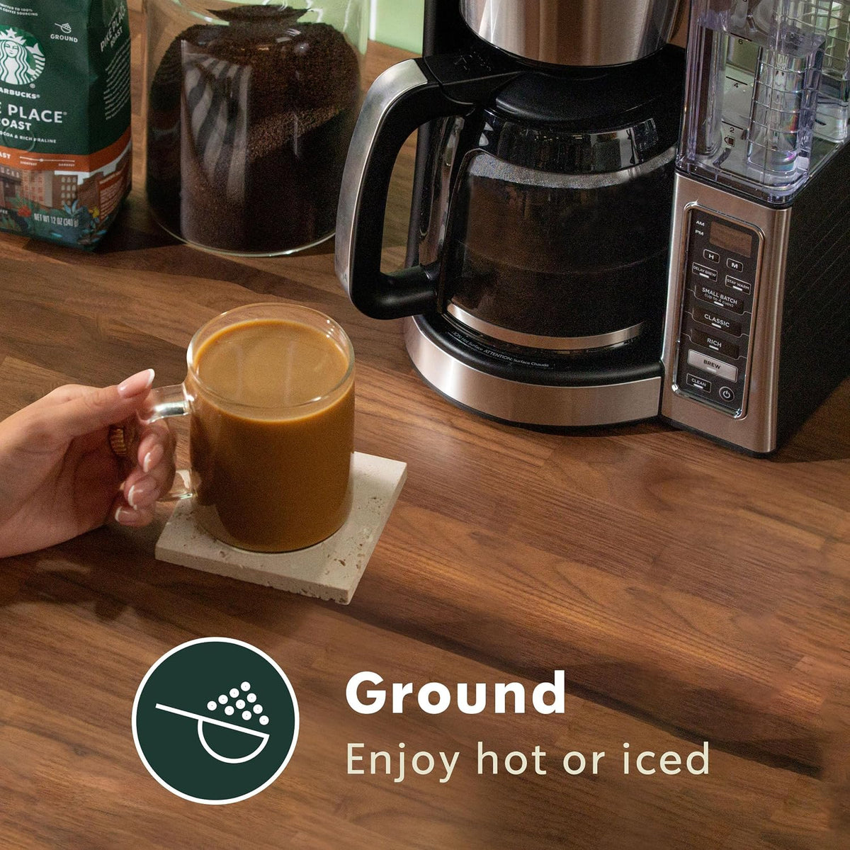 Starbucks Ground Coffee, Dark Roast Hot or Iced Coffee, Variety Pack, Three 12 oz Bags