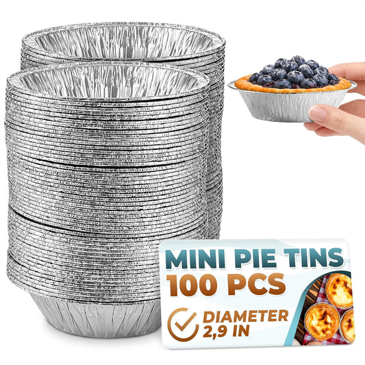 LEGLO Mini Pie Tins 3 Inch