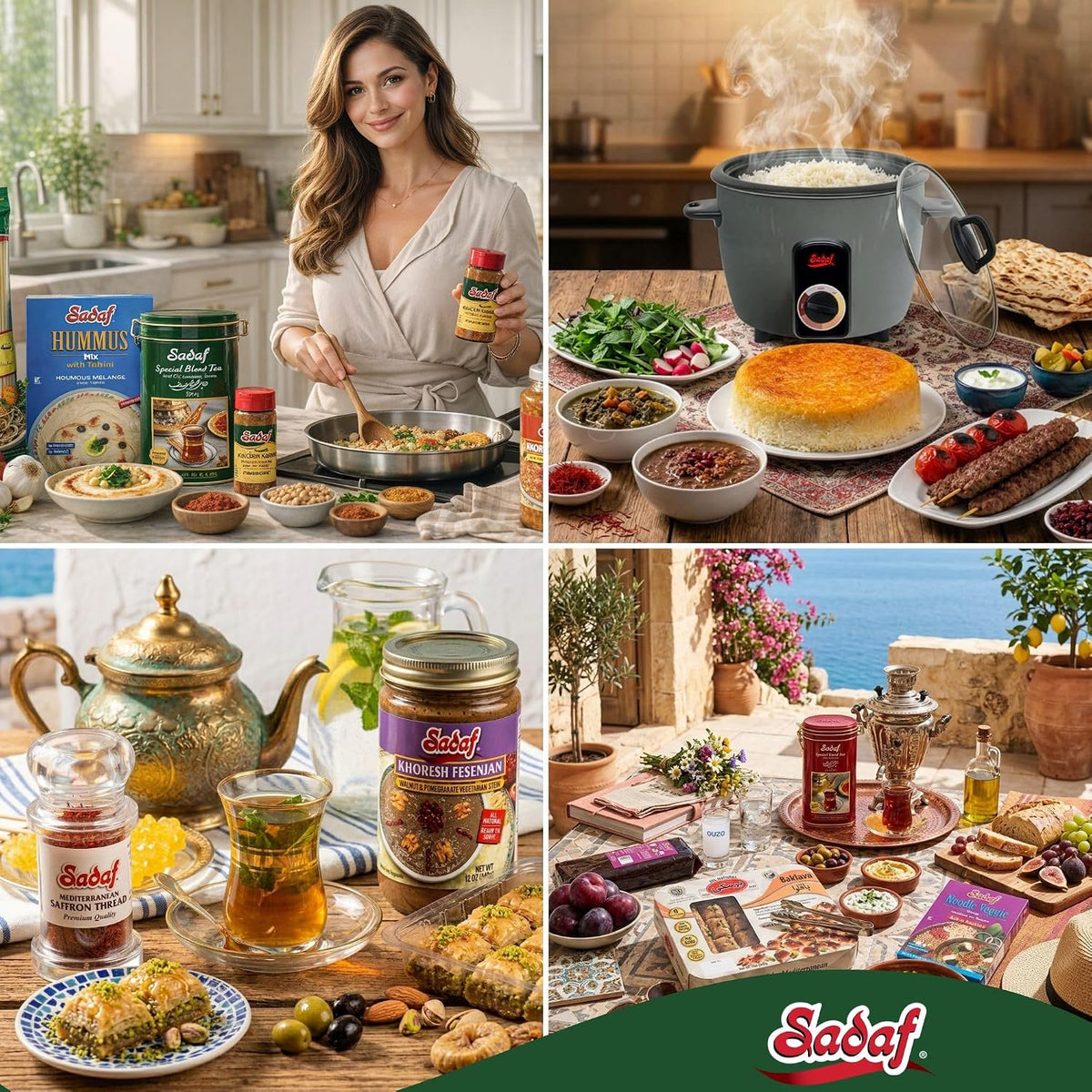 Sadaf Durum Semolina Fine - Enriched Durum Semolina for Cooking & Baking - Semolina Flour - Middle Eastern Cuisine - Kosher