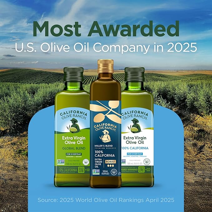California Olive Ranch, 100% California Bag-in-Box Extra Virgin Olive Oil, 2L (Pack of 1)