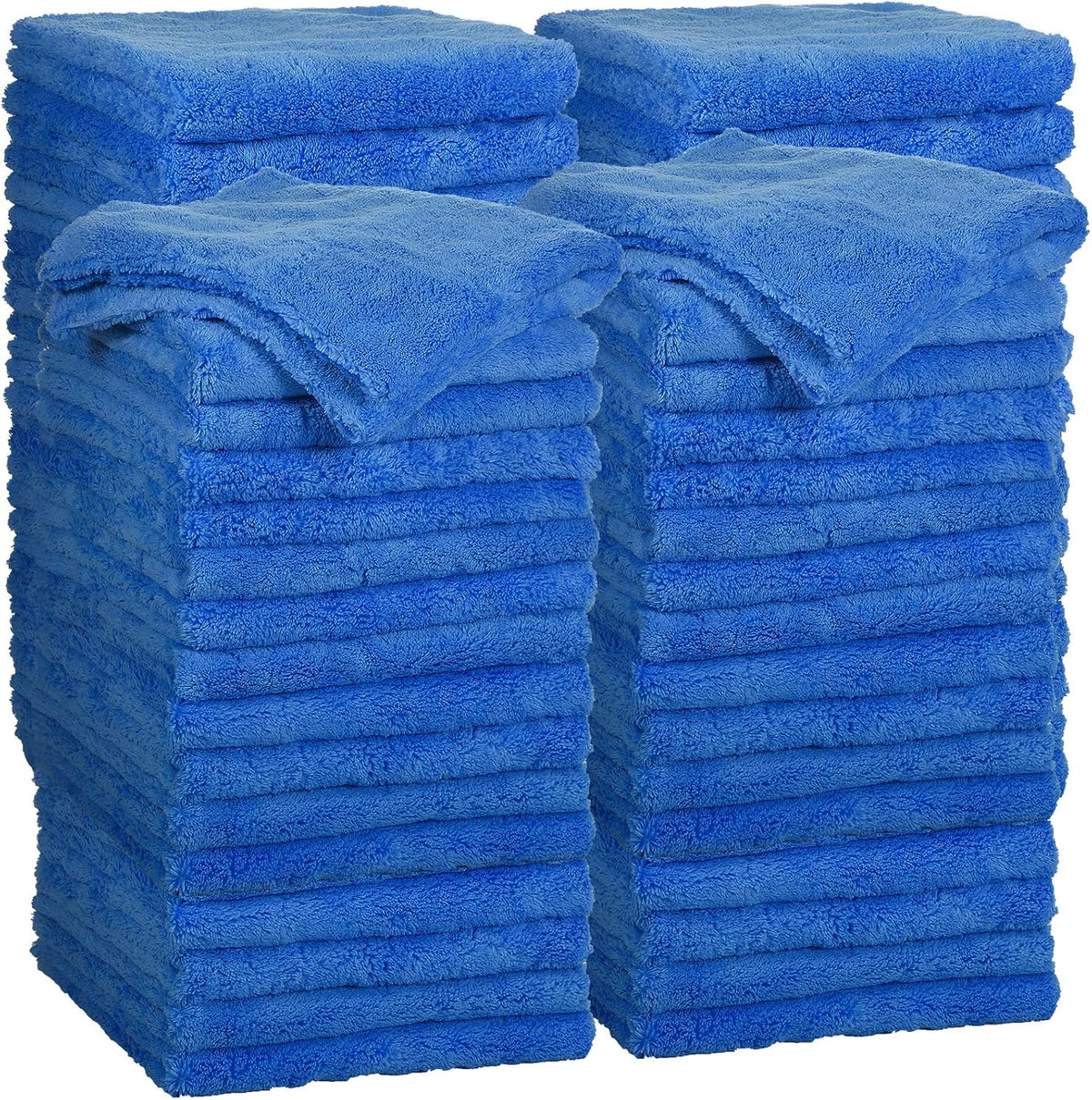 Shimeyao 30 Pcs 16 x 16 Inch Microfiber Car Towels, 500 GSM Edgeless Plush
