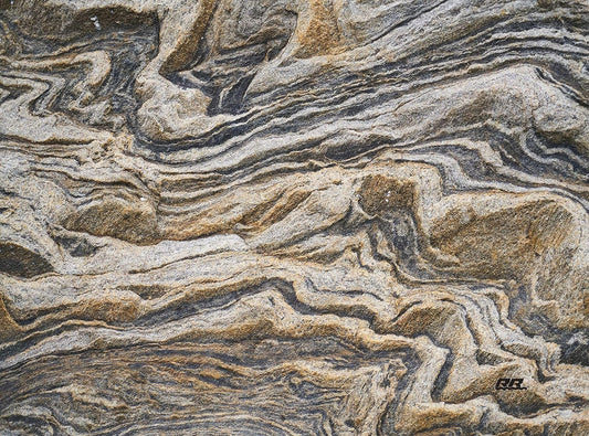 Rogue River Tactical Brown Gray Granite Stone Marbled Pattern Textured Marble Art Kitchen Glass Cutting Board Modern