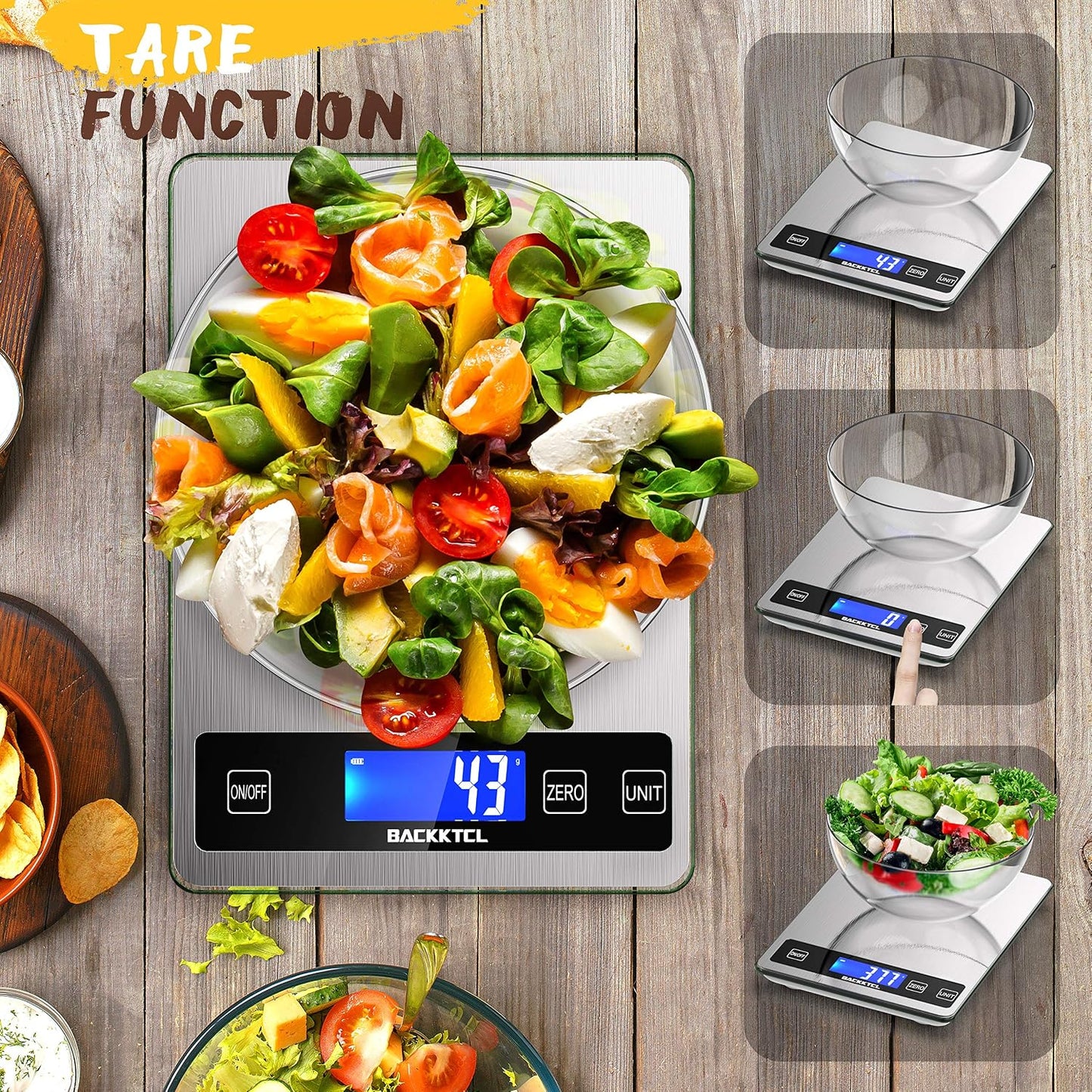 Cooking Master' 22lb Digital Kitchen Food Scale