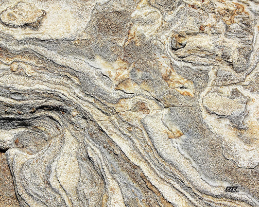 Rogue River Tactical Light Granite Stone Marble Gray Brown White Pattern Textured Marble Art Kitchen Glass Cutting Board