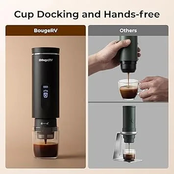 BougeRV USB-C coffee machine ideal camping outdoor office travel beverage