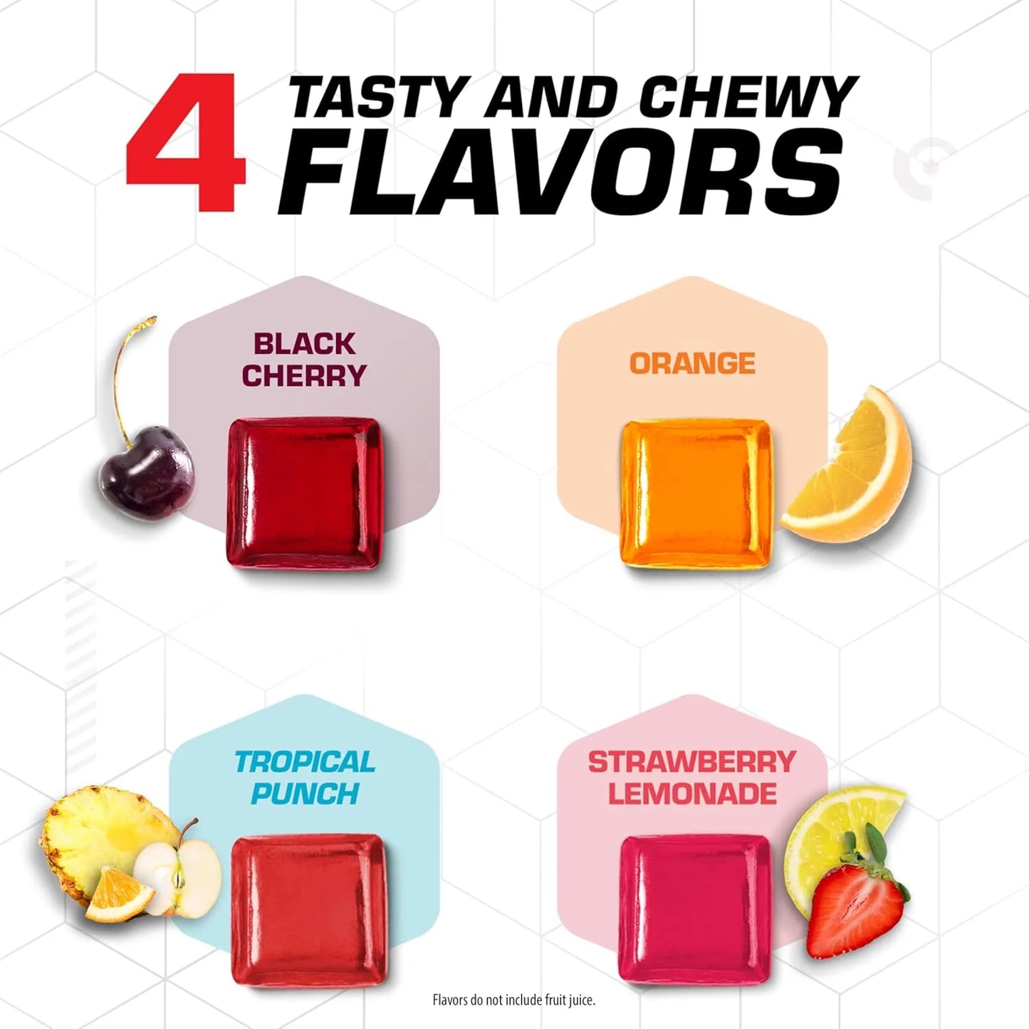 CLIF BLOKS variety pack quick energy chews with caffeine for athletes
