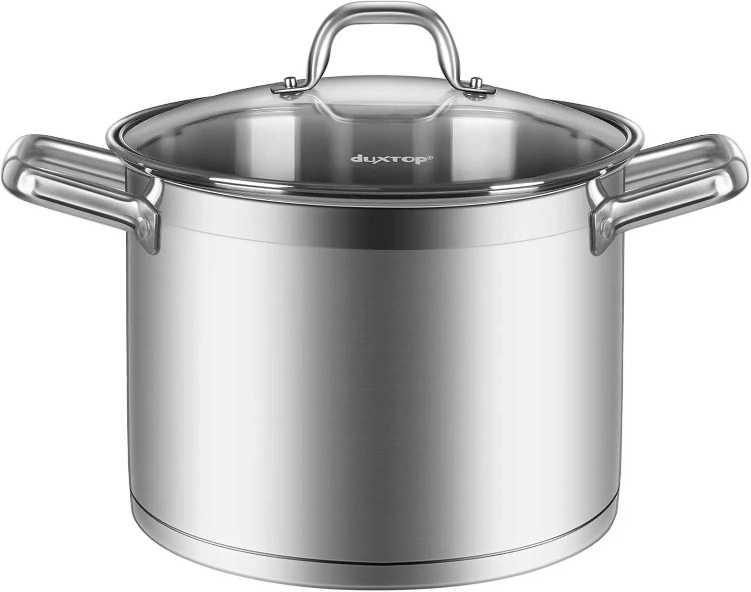 Duxtop professional stainless steel induction stockpot front view