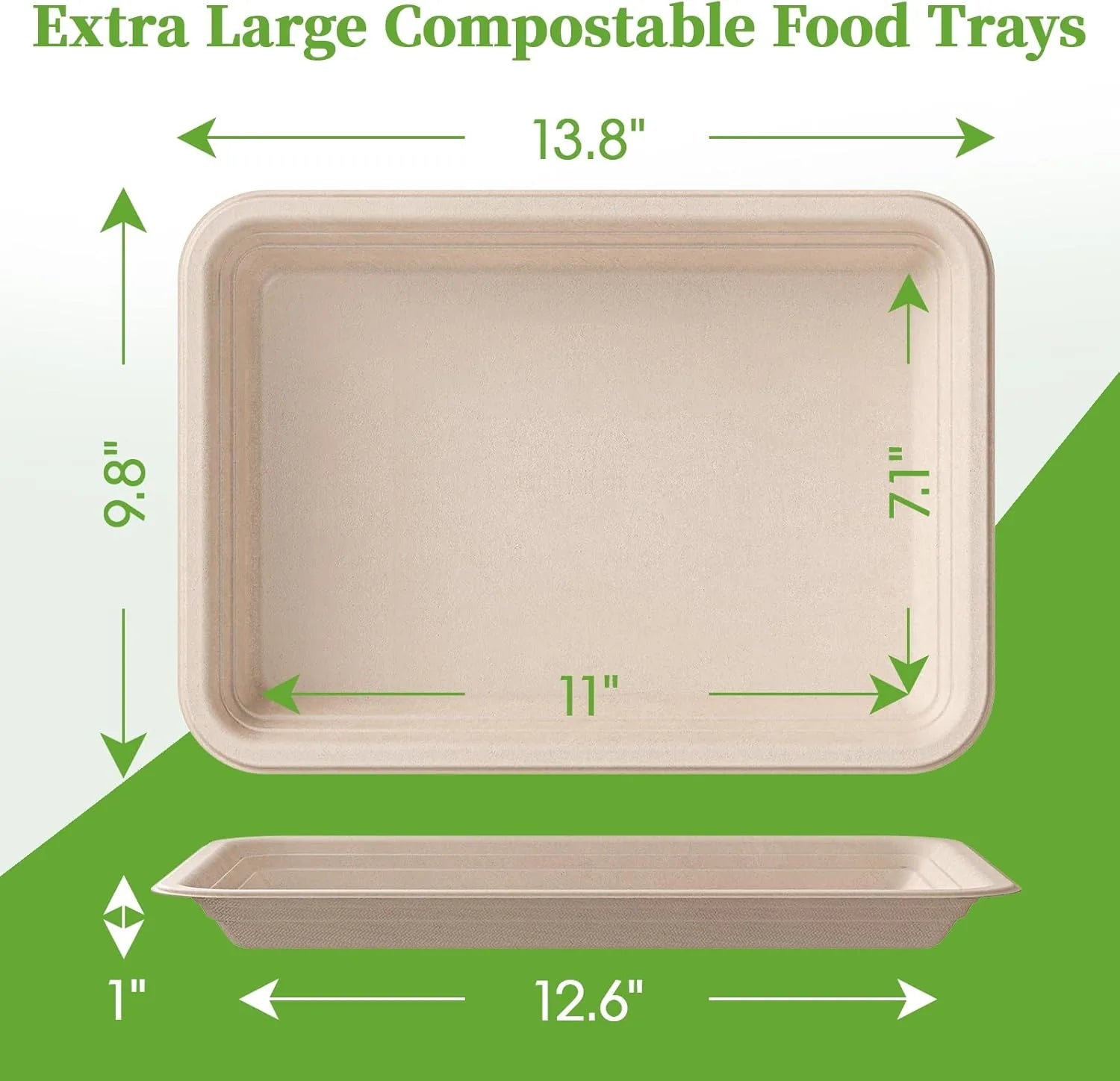 Eco-friendly disposable seafood boil party trays made from natural materials
