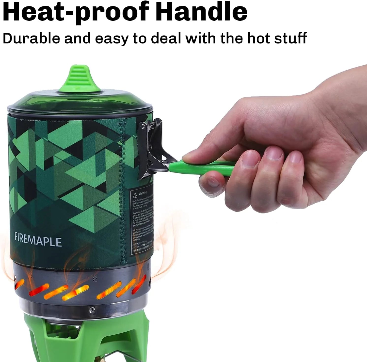 Lightweight propane camp stove ideal for trekking, fishing, and hunting adventures