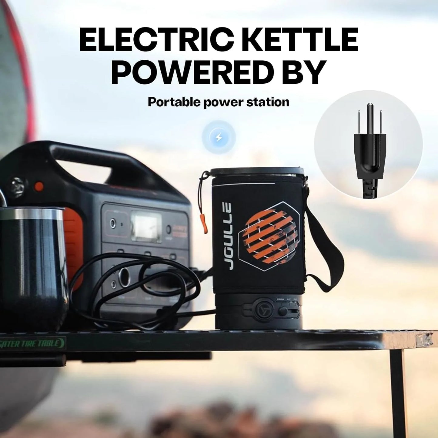 Lightweight travel water boiler for camping and outdoor cooking needs