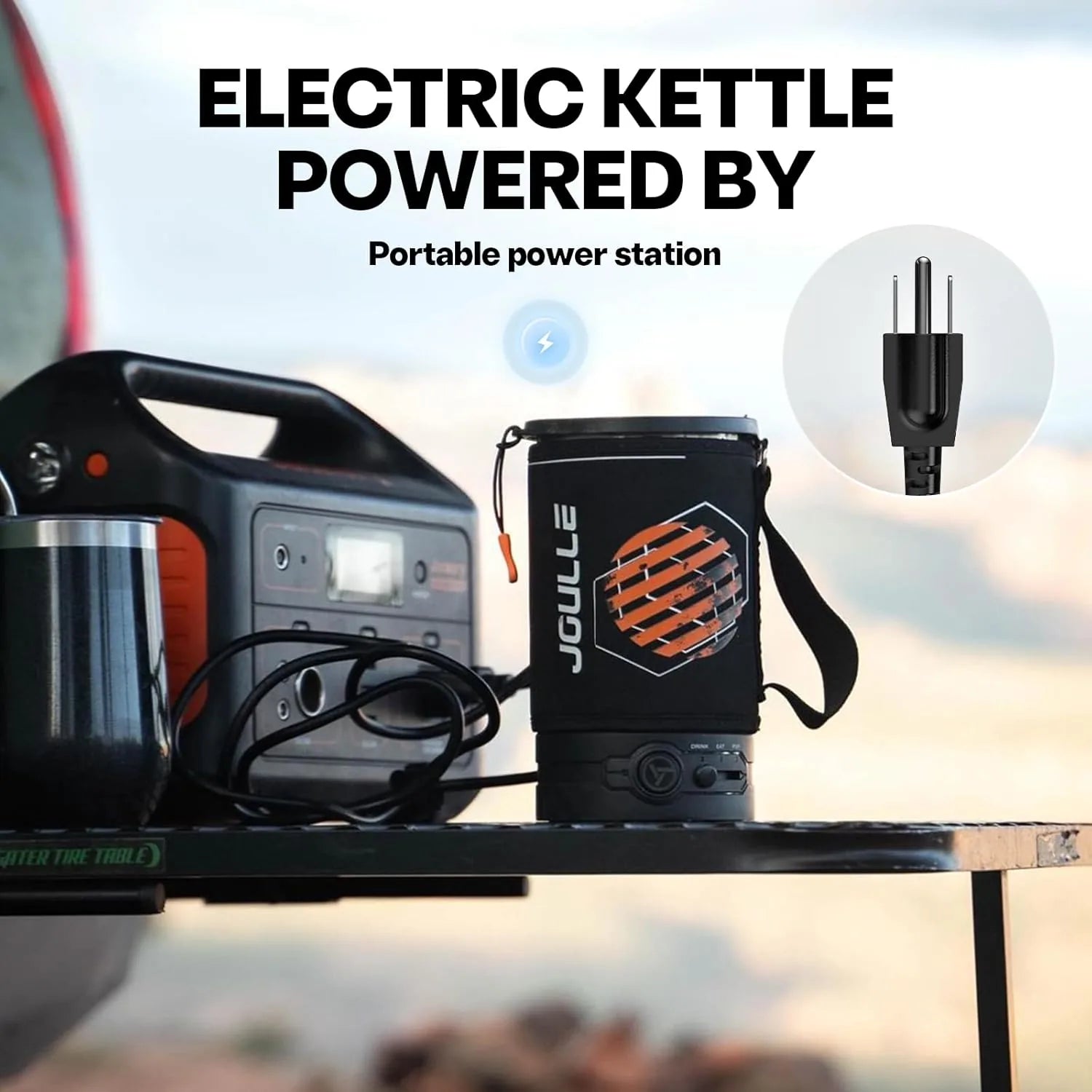 Lightweight travel water boiler for camping and outdoor cooking needs