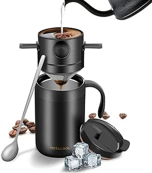 Durable camping coffee pot ideal for backpacking travel and outdoor adventures