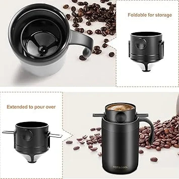 Outdoor camping coffee maker portable travel friendly pour over design backpacking