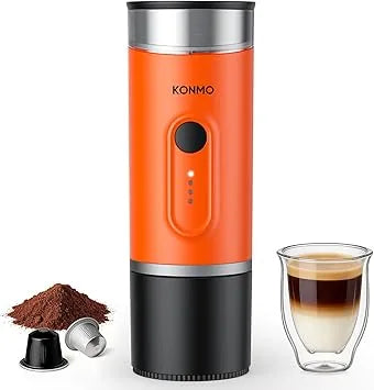 bar portable coffee maker compatible with capsules and ground coffee