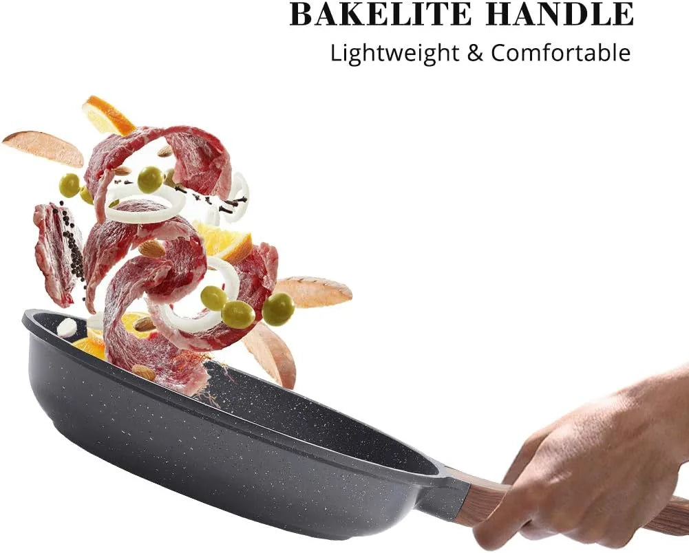 SENSARTE healthy stone frying pan durable nonstick surface chef quality