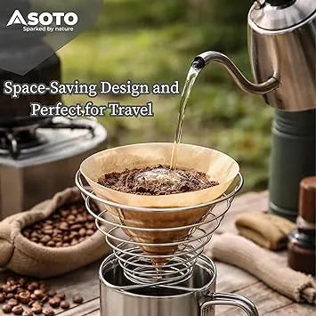 SOTO portable pour over coffee dripper collapsible camping gear