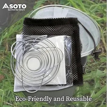 Foldable stainless steel coffee maker compact helix for travel hiking