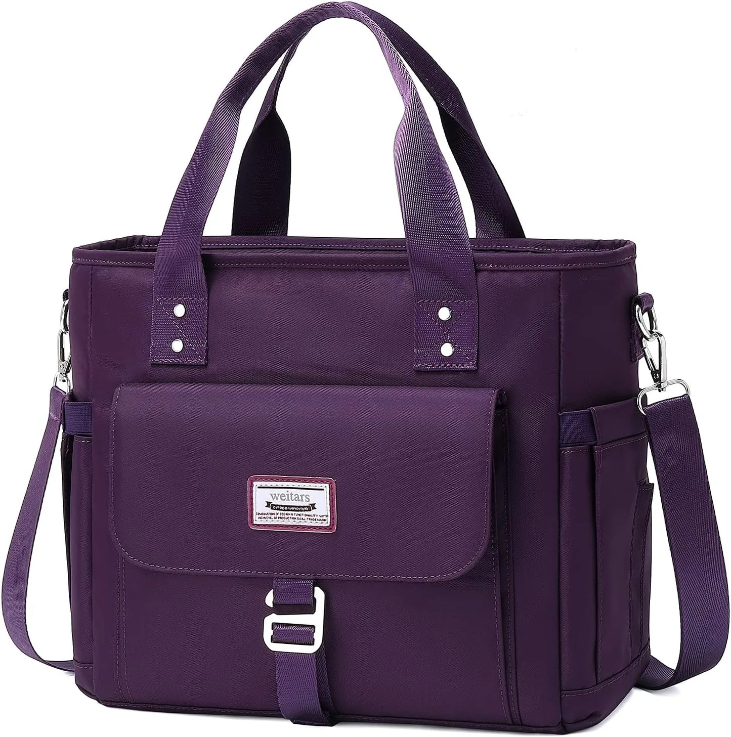 Weitars insulated lunch bag for women in neutral color, front view